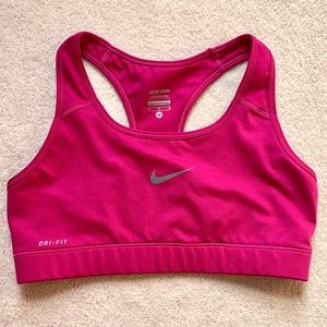 Nike pro - magenta dri-fit sports bra (no padding)